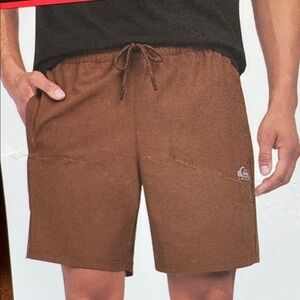 Quiksilver Rust Brown Drawstring Shorts